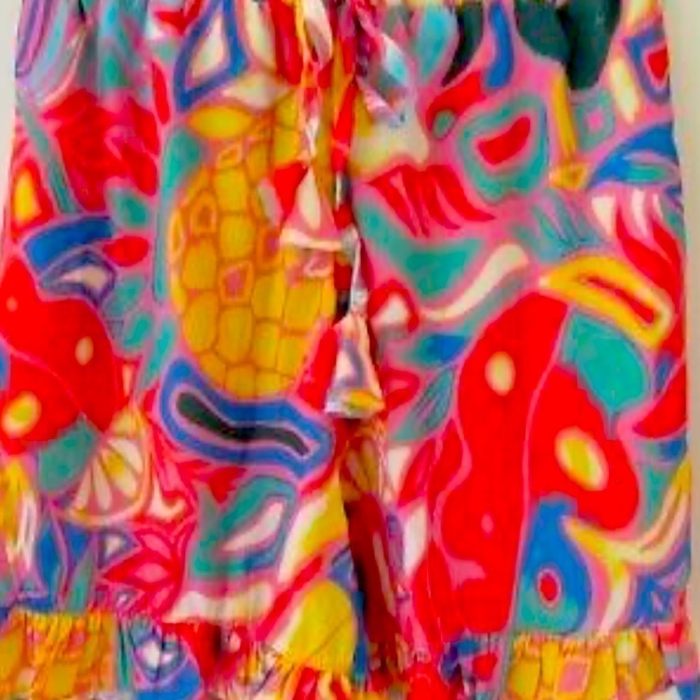 NWT Kenny florets resort short. Sz l - Picture 6 of 10